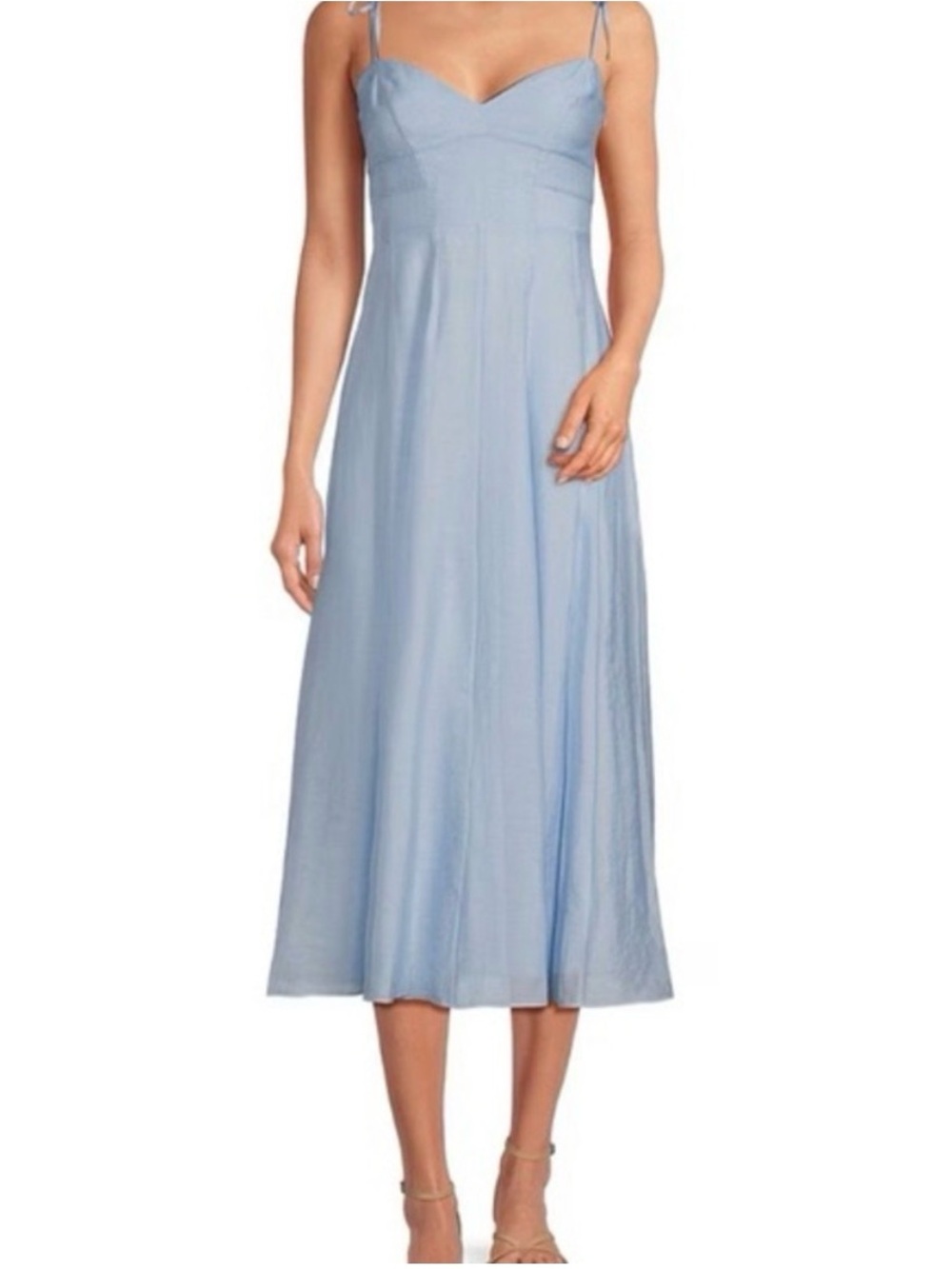Giani Bini Linen sky Blue midi Dress